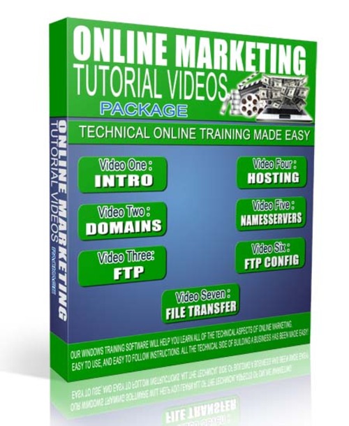 Product picture Online Marketing Training Videos Package 101