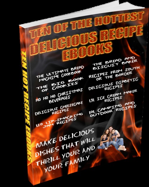 Product picture 10 OF THE HOTTEST RECIPES COOK EBOOKS                      